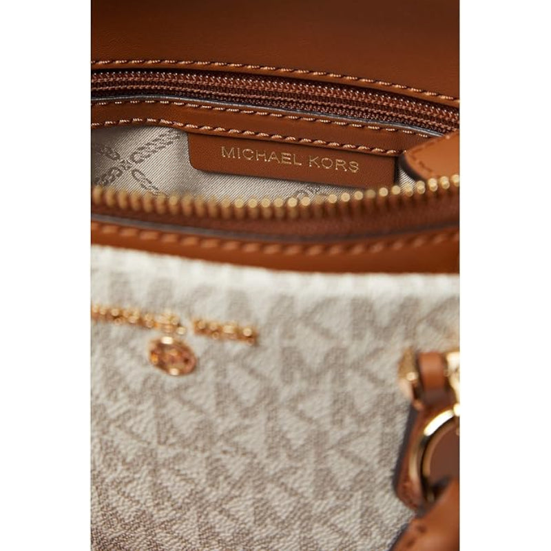 Vanille/Noisette - MICHAEL KORS Petit sac à bandoulière Marilyn à logo