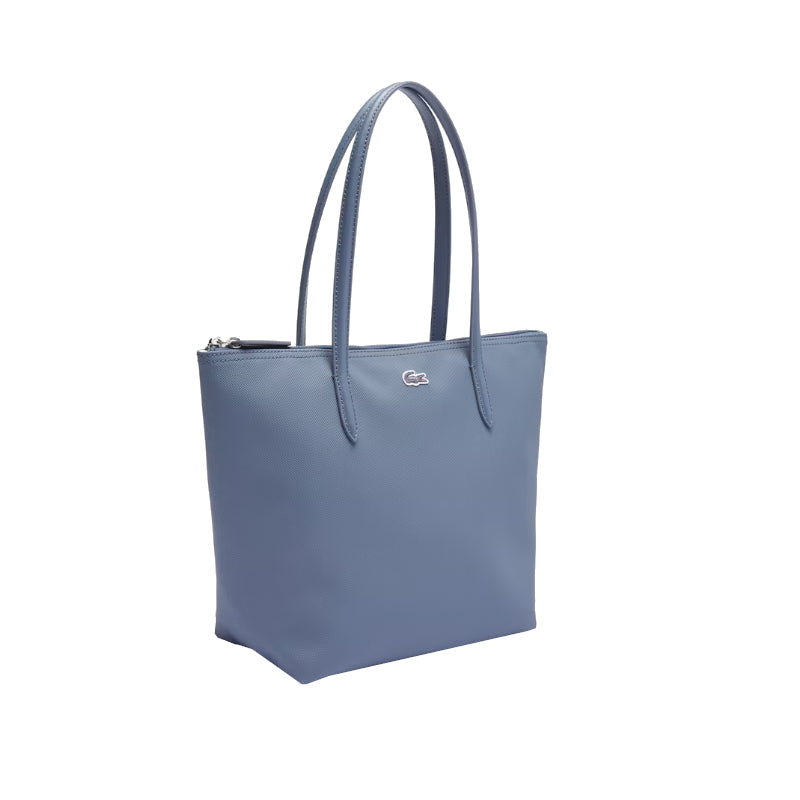 Bleu Ciel - LACOSTE Petit sac cabas zippé L.12.12 Concept uni