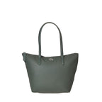 Vert - LACOSTE Petit sac cabas zippé L.12.12 Concept uni