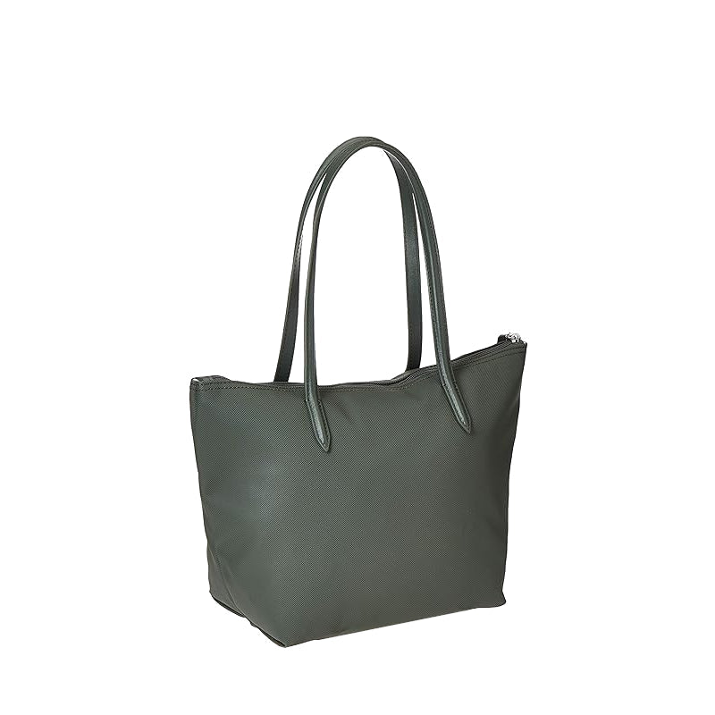 Vert - LACOSTE Petit sac cabas zippé L.12.12 Concept uni