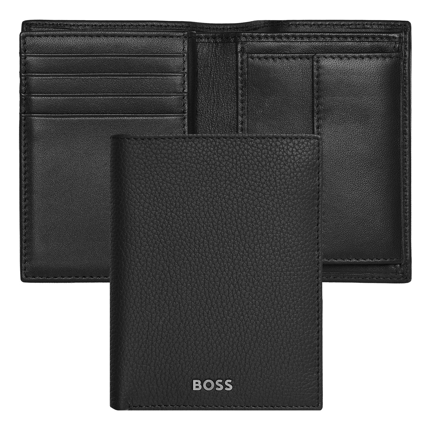 Porte-cartes Flap avec porte-monnaie Classic Grainé – Hugo Boss