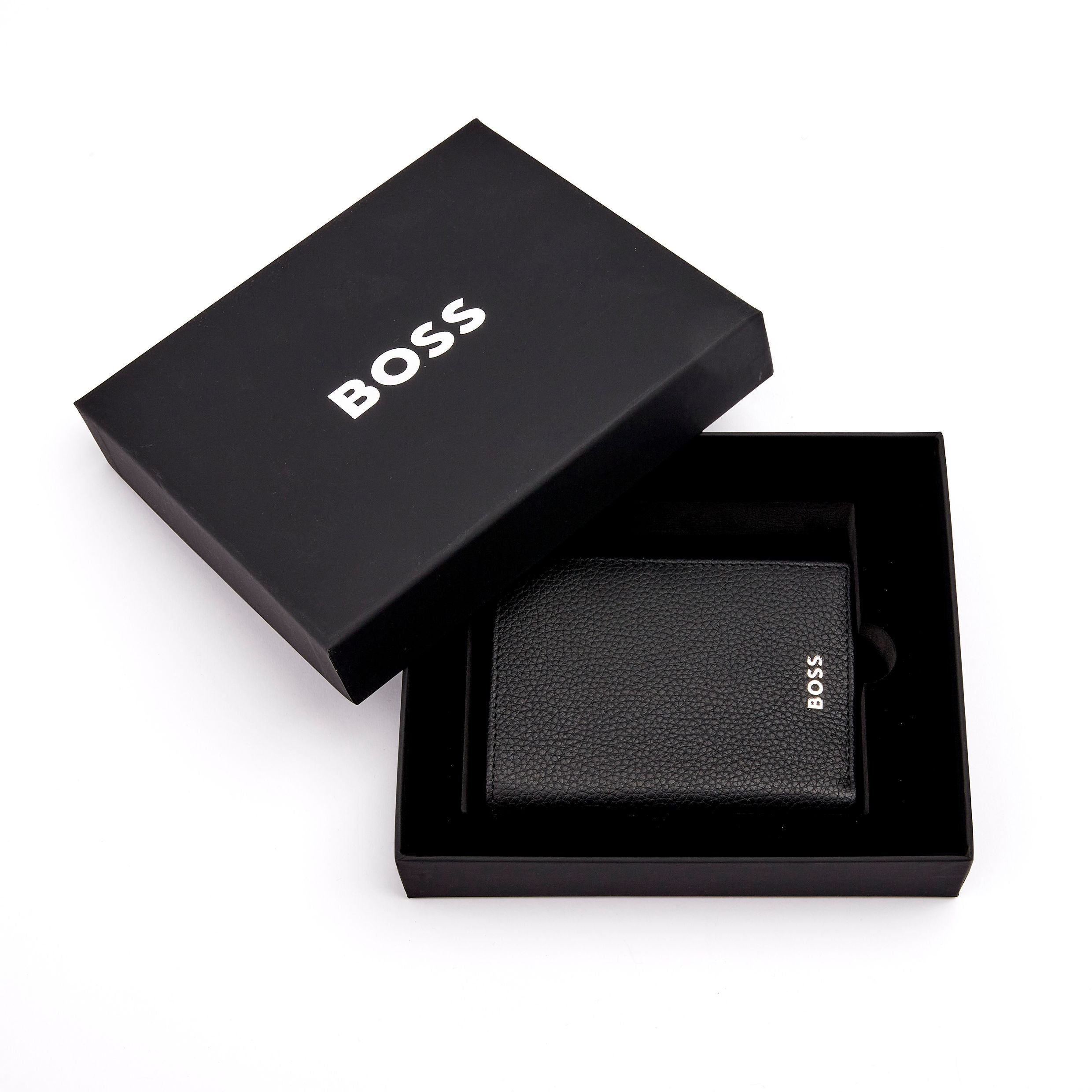HUGO BOSS Porte-cartes Flap avec porte-monnaie Classic Grainé