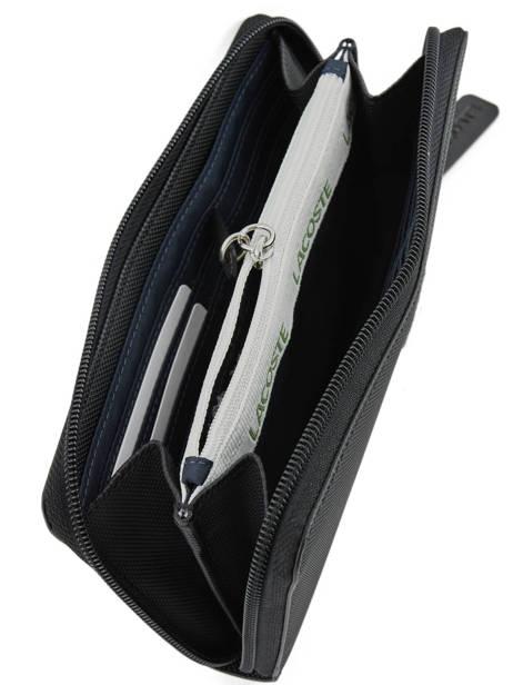 Noir - LACOSTE Grand portefeuille L.12.12 Concept