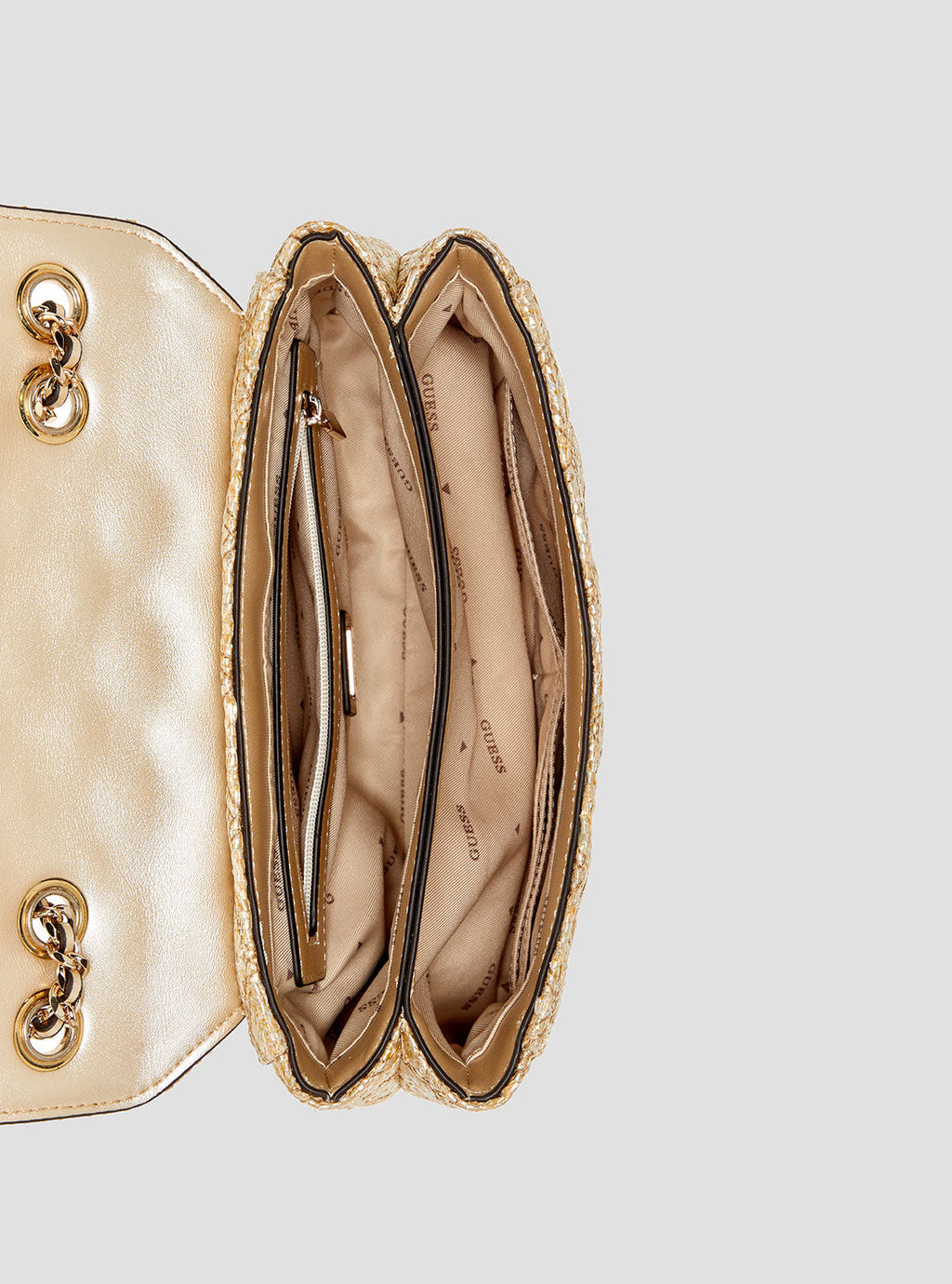 Gold - GUESS Sac à main Giully Convertible