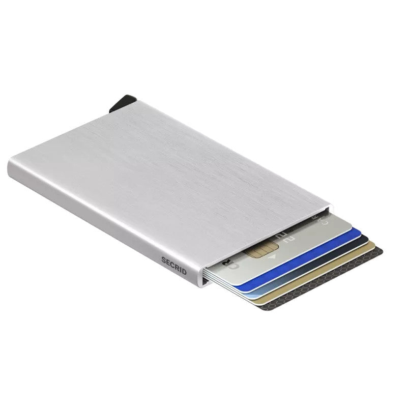 SECRID Porte-cartes Cardprotector Brushed Silver