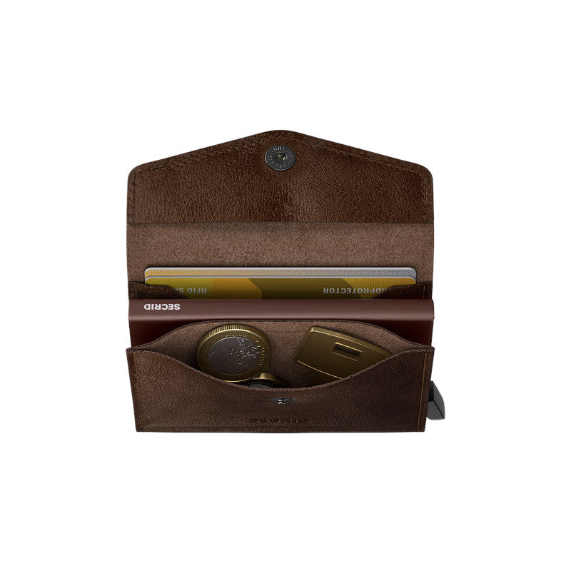 SECRID Portefeuille Envelope Vintage Chocolate