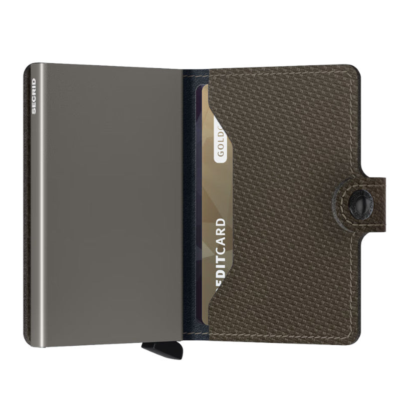 SECRID Portefeuille Miniwallet Carbon Khaki