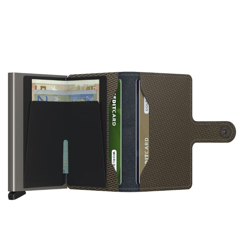 SECRID Portefeuille Miniwallet Carbon Khaki