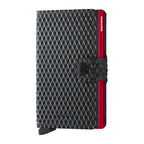 SECRID Portefeuille Miniwallet Cubic Black-Red