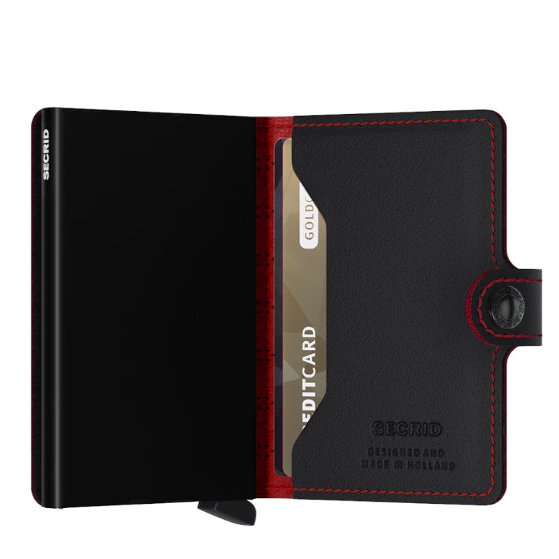 SECRID Portefeuille Miniwallet Fuel Black-Red