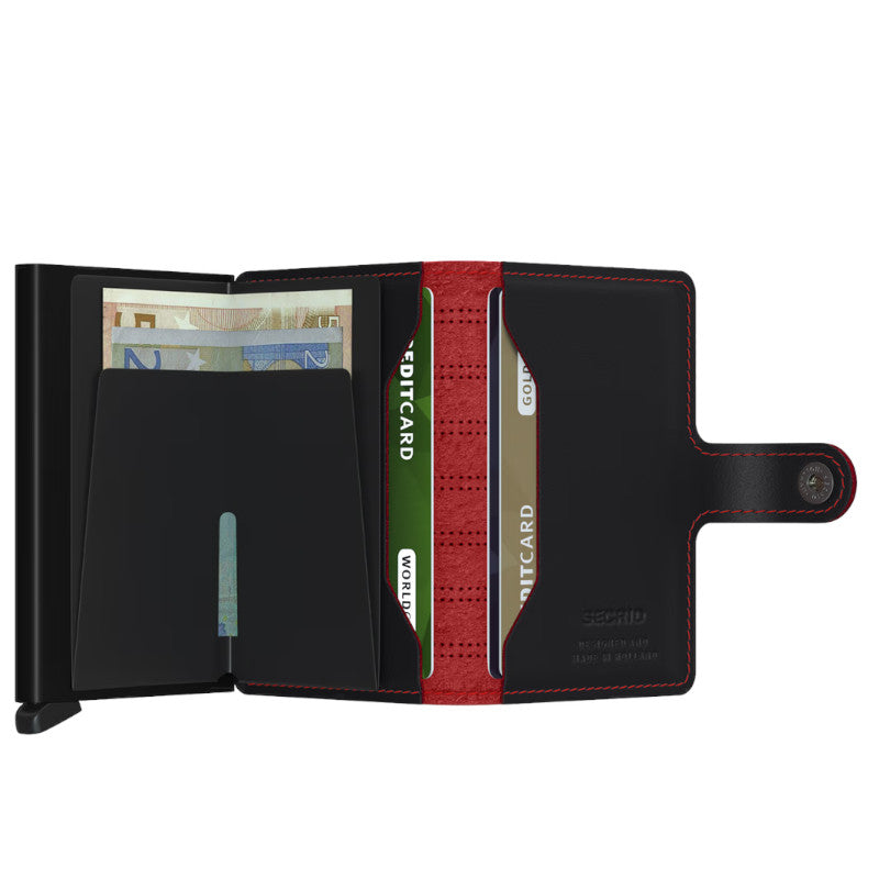 SECRID Portefeuille Miniwallet Fuel Black-Red