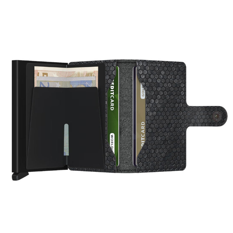 SECRID Portefeuille Miniwallet Hexagon Black