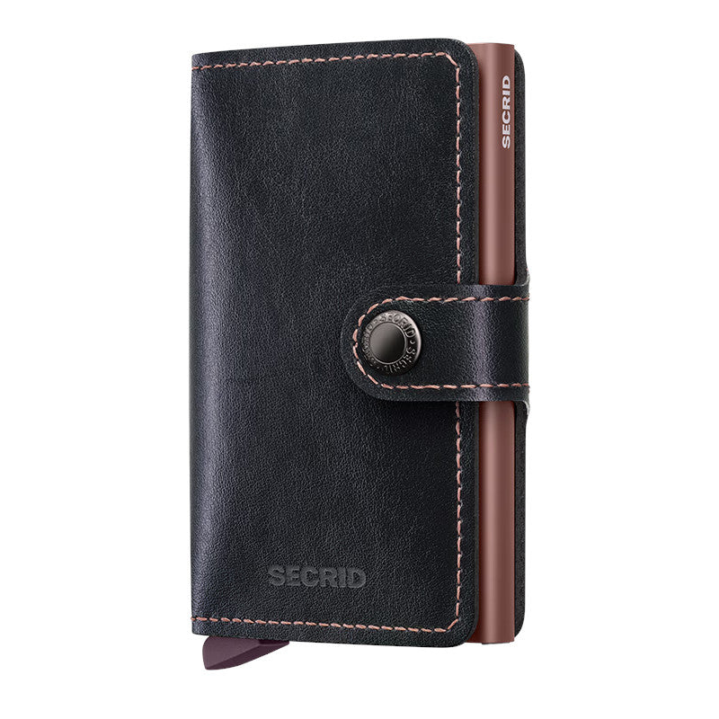 SECRID Portefeuille Miniwallet MIRUM Plant-Based Black Rose