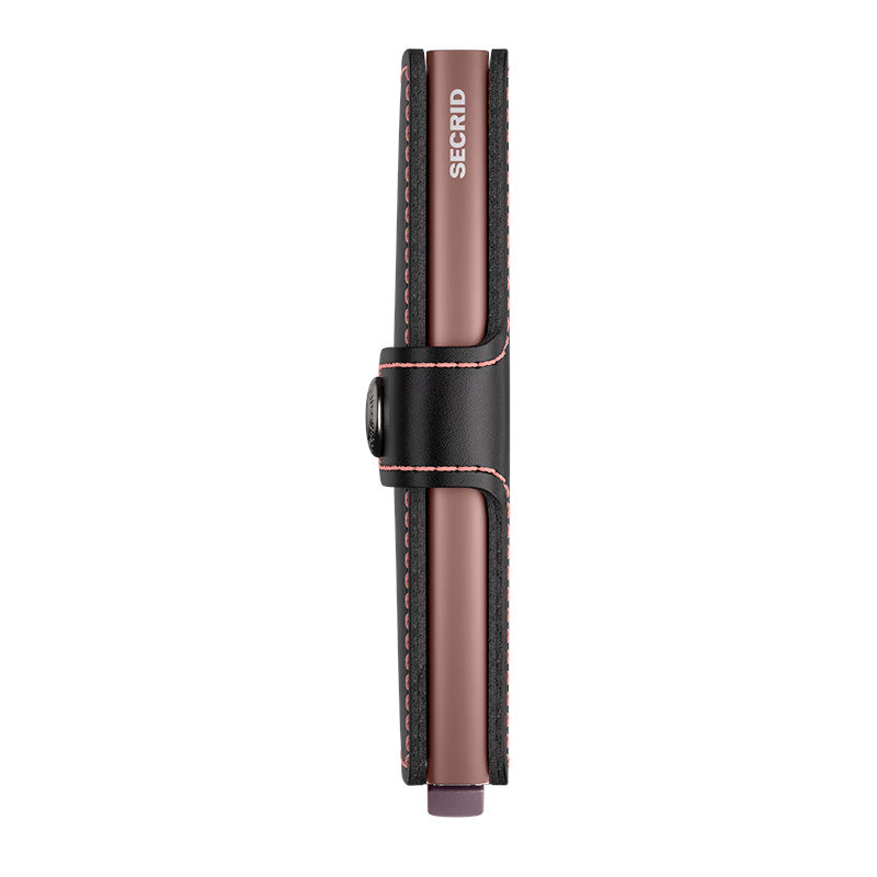 SECRID Portefeuille Miniwallet MIRUM Plant-Based Black Rose