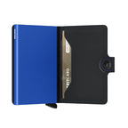 SECRID Portefeuille Miniwallet Matte Black & Blue
