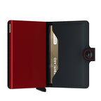 SECRID Portefeuille Miniwallet Matte Black & Red