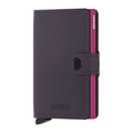 SECRID Portefeuille Miniwallet Matte Dark Purple-Fuchsia
