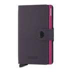 SECRID Portefeuille Miniwallet Matte Dark Purple-Fuchsia