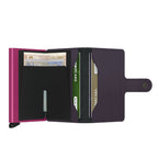 SECRID Portefeuille Miniwallet Matte Dark Purple-Fuchsia