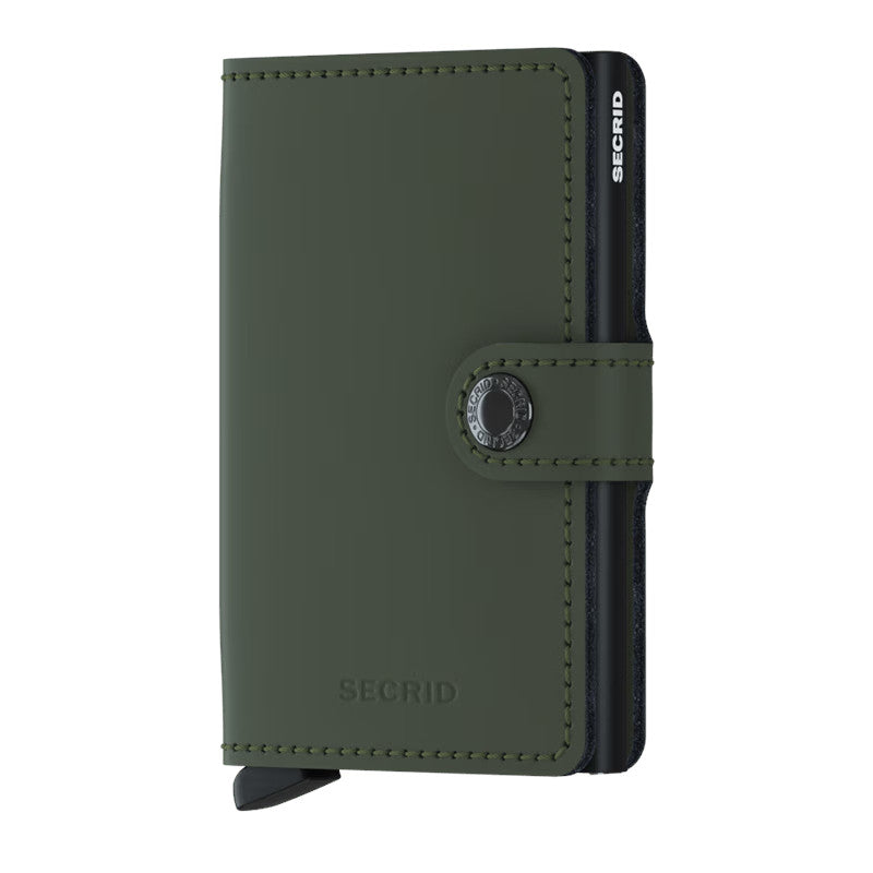 
                      
                        SECRID Portefeuille Miniwallet Matte Green-Black
                      
                    