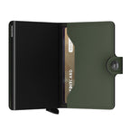 SECRID Portefeuille Miniwallet Matte Green-Black