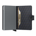 SECRID Portefeuille Miniwallet Optical Black-Titanium