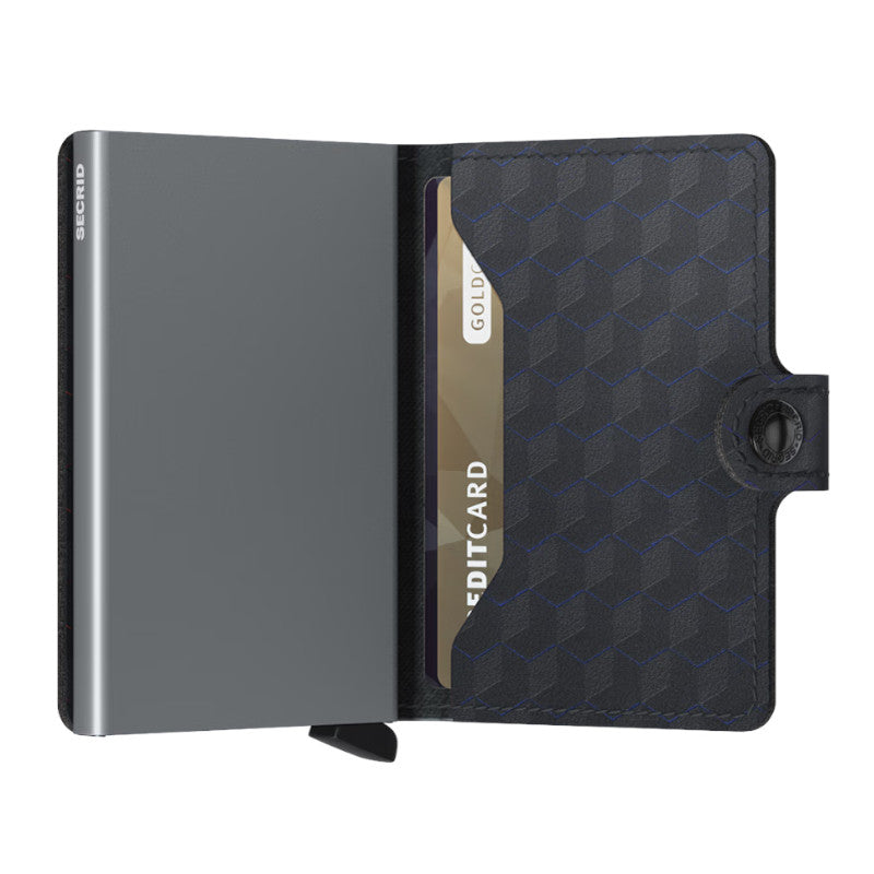 SECRID Portefeuille Miniwallet Optical Black-Titanium