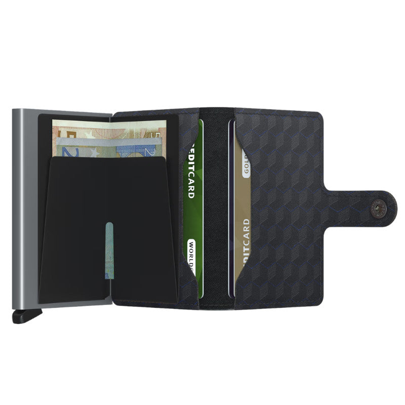 SECRID Portefeuille Miniwallet Optical Black-Titanium