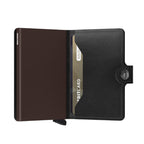 SECRID Portefeuille Miniwallet Original Black-Brown