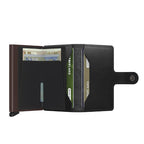 SECRID Portefeuille Miniwallet Original Black-Brown