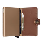 SECRID Portefeuille Miniwallet Saffiano Caramel