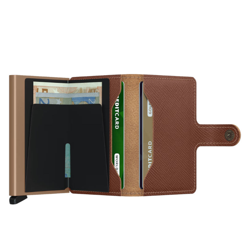 
                      
                        SECRID Portefeuille Miniwallet Saffiano Caramel
                      
                    