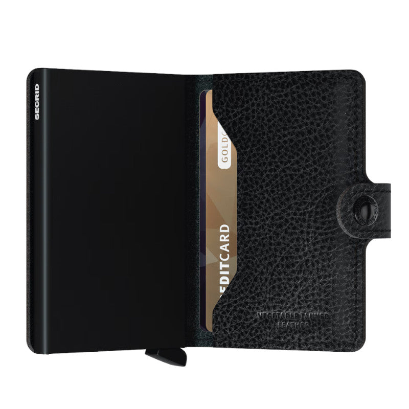 SECRID Portefeuille Miniwallet Veg Black-Black