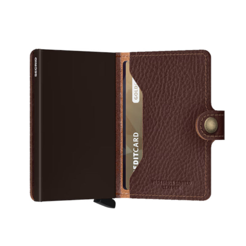 SECRID Portefeuille Miniwallet Veg Espresso-Brown