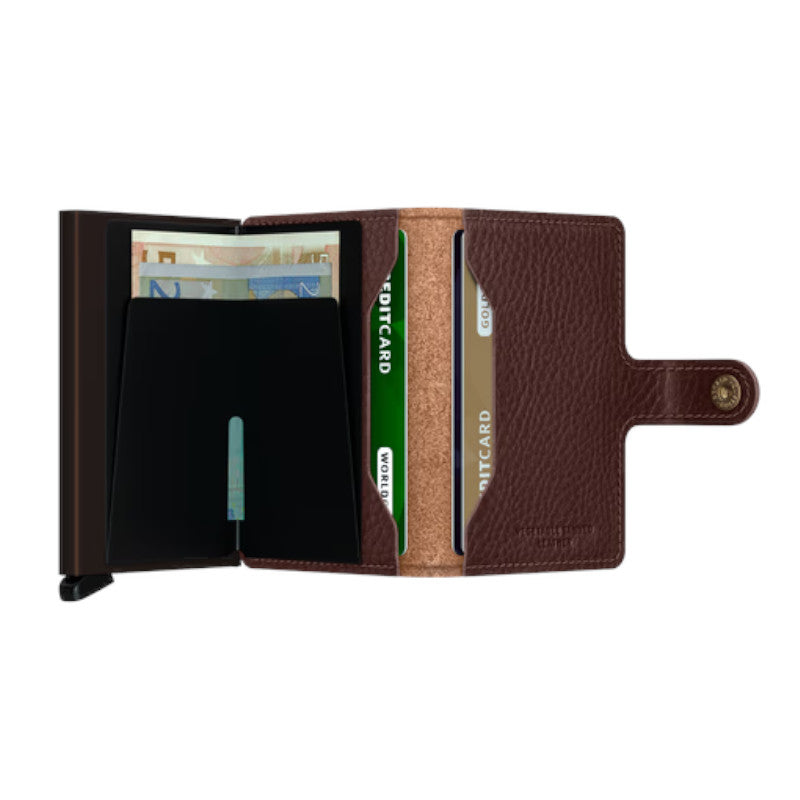 SECRID Portefeuille Miniwallet Veg Espresso-Brown