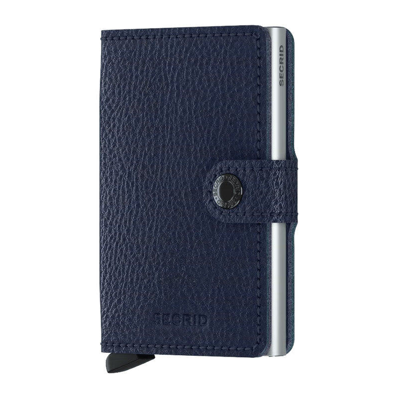 SECRID Portefeuille Miniwallet Veg Navy-Silver