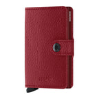 SECRID Portefeuille Miniwallet Veg Rosso-Bordeaux