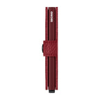 SECRID Portefeuille Miniwallet Veg Rosso-Bordeaux