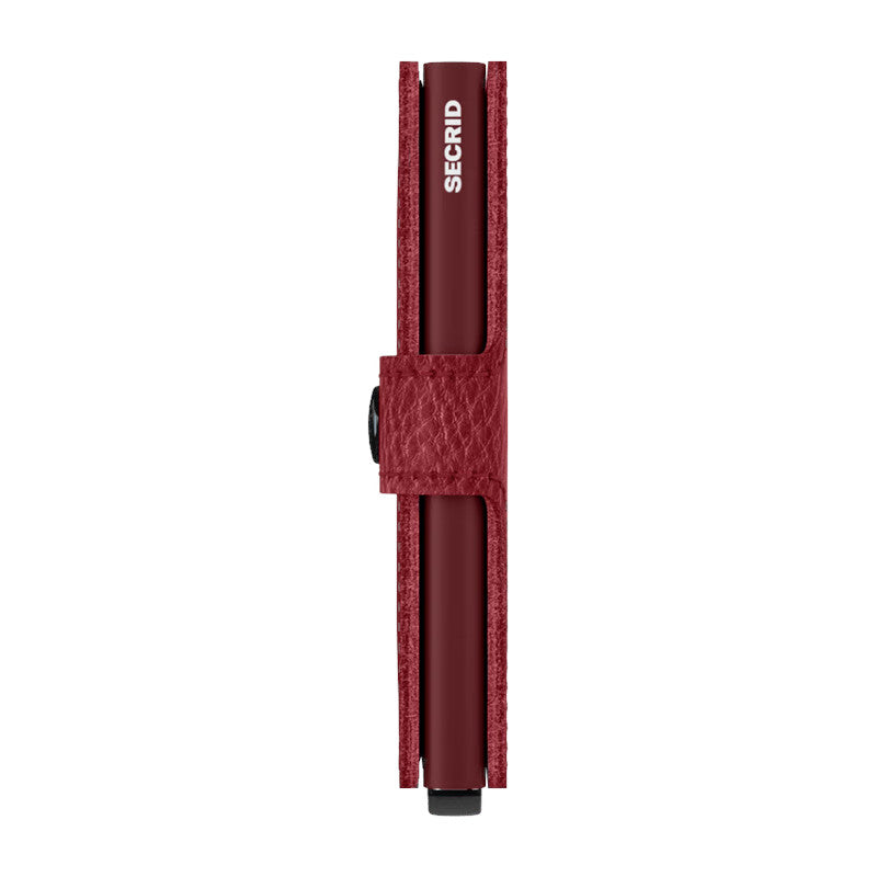 SECRID Portefeuille Miniwallet Veg Rosso-Bordeaux