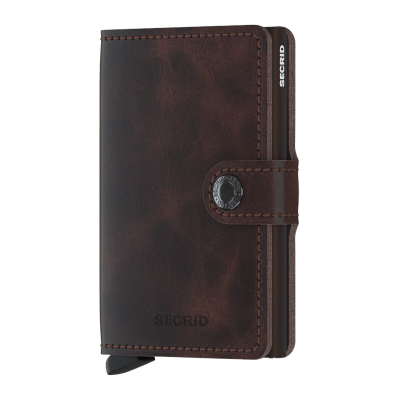 SECRID Portefeuille Miniwallet Vintage Chocolate