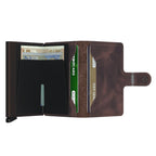 SECRID Portefeuille Miniwallet Vintage Chocolate
