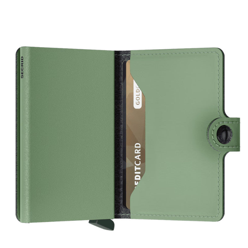 SECRID Portefeuille Miniwallet Yard Powder Pistachio