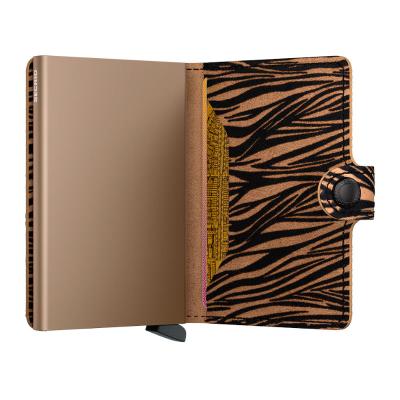 SECRID Portefeuille Miniwallet Zebra Beige