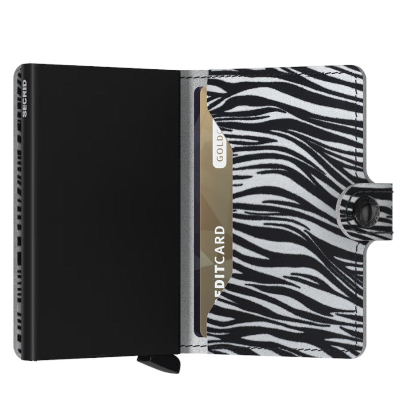 SECRID Portefeuille Miniwallet Zebra Light Grey