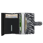 SECRID Portefeuille Miniwallet Zebra Light Grey