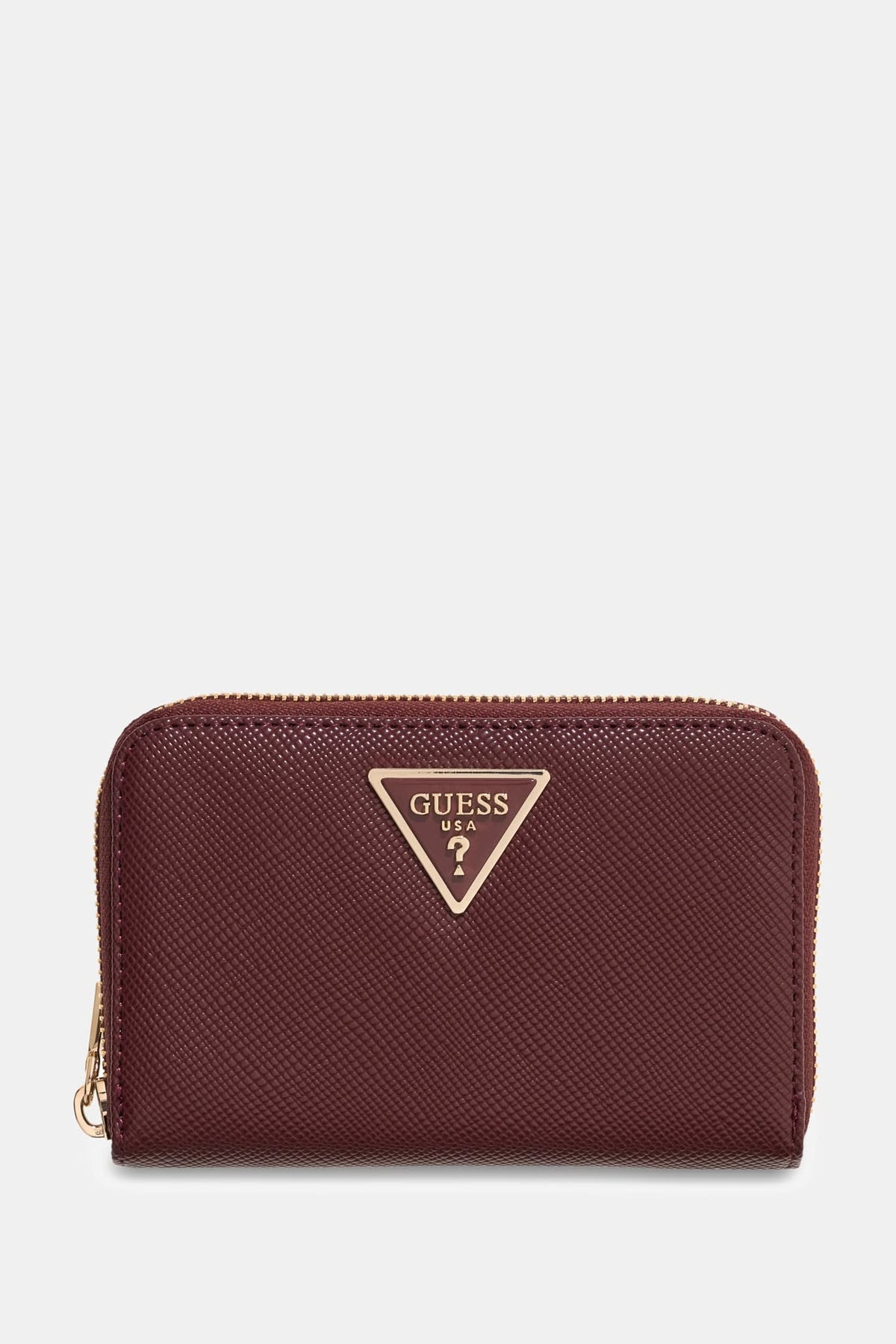 Burgundy - GUESS Laurel II SLG Medium Zip Around