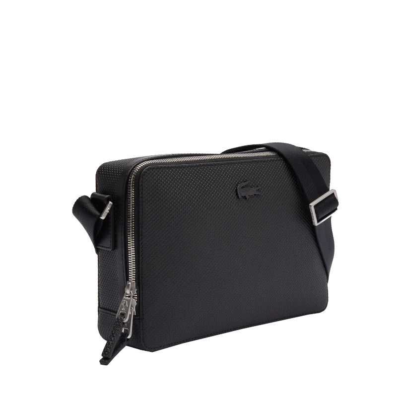 LACOSTE Sac à bandoulière Chantaco en cuir piqué