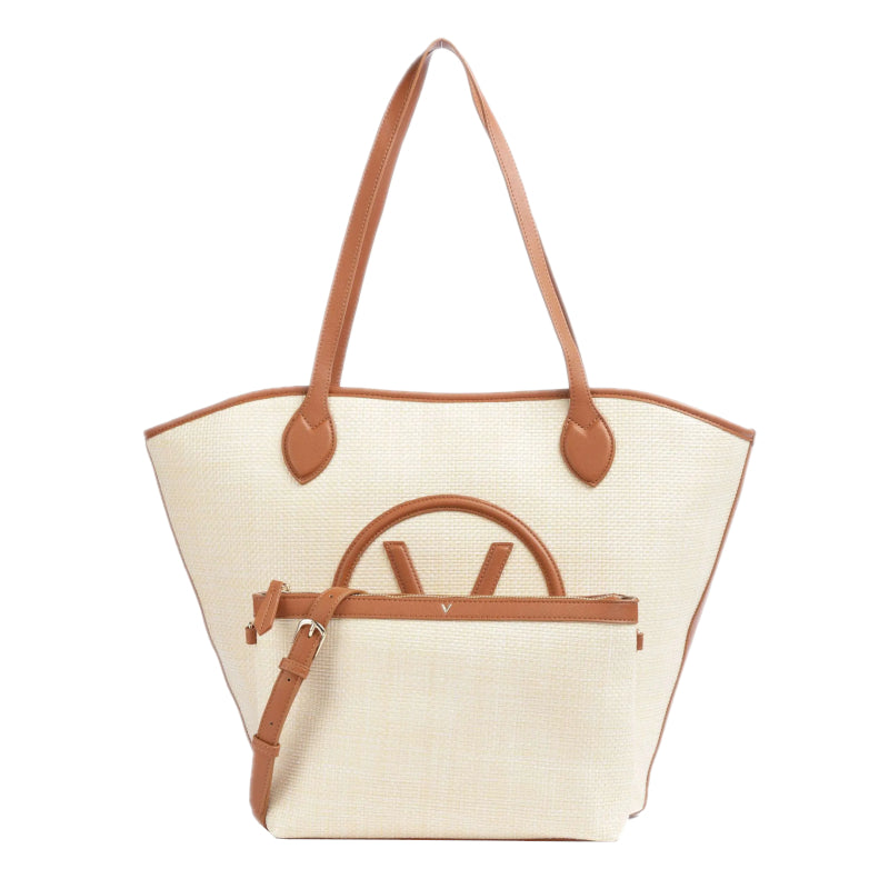 Naturale/Cuoio - VALENTINO  Sac à main Convent