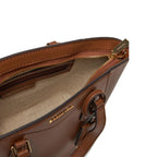 Marron - MICHAEL KORS Sac à main convertible en cuir Taryn