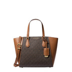 Marron/Noisette - MICHAEL KORS Sac à main convertible et logo signature Taryn